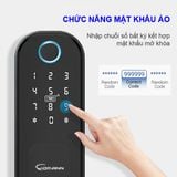  Khóa cổng điện WIDMANN C2 [Vân tay - Thẻ từ - Mã số - APP] 
