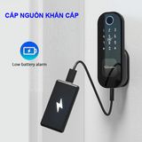  Khóa cổng điện WIDMANN C2 Plus [Vân tay - Thẻ từ - Mã số - APP] 