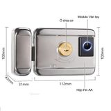  Khóa cổng điện WIDMANN C2 Plus [Vân tay - Thẻ từ - Mã số - APP] 