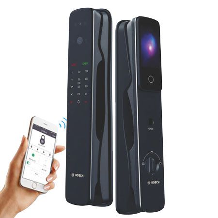  Khóa điện tử BOSCH EL800VF [FaceID - Cam - Vân Tay - Thẻ từ - Mã Số - APP] 