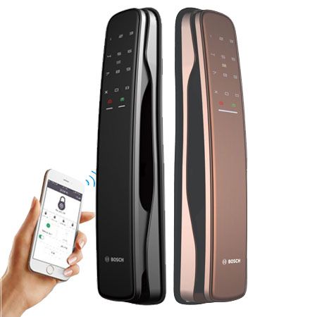  Khóa điện tử BOSCH EL800 [Vân tay - Thẻ từ - Mã Số - APP] 