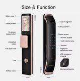  Khóa điện tử WIDMANN P82-Plus [FaceID - Vân tay - Thẻ từ - Mã Số] 