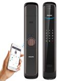  Khóa điện tử PHILIPS DDL702-8HWS (Face - Vân tay - Mã Số - App) 