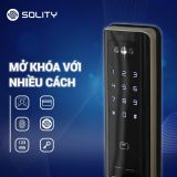  Khóa điện tử SOLITY GP-6000BAK (Face - Vân tay - Thẻ từ - Mã Số - Wifi) 