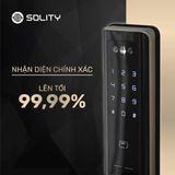  Khóa điện tử SOLITY GP-6000BAK (Face - Vân tay - Thẻ từ - Mã Số - Wifi) 