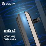  Khóa điện tử SOLITY GM-6000BK (Vân tay - Thẻ từ - Mã Số - Wifi) 