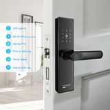  Khóa điện tử WIDMANN F22 [Vân tay - Thẻ từ - Mã Số - APP] 