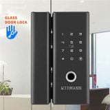  Khóa cửa kính WIDMANN G22 [Vân tay - Thẻ từ - Mã Số - APP] 