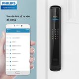  Khóa điện tử PHILIPS DDL702-8HWS (Face - Vân tay - Mã Số - App) 