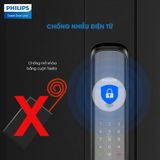  Khóa điện tử PHILIPS DDL702-5HWS (Vân tay - Thẻ từ - Mã Số - App) 
