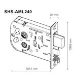  SAMSUNG - Ruột khóa điện tử AML240 