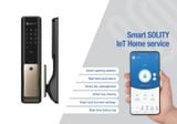  Khóa điện tử SOLITY GP-6000BK (Vân tay - Thẻ từ - Mã Số - Wifi) 