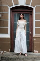 Giày Sandal Cao Gót Đế Vuông 5cm Quai Mảnh Đính Xoàn Hishoo S125