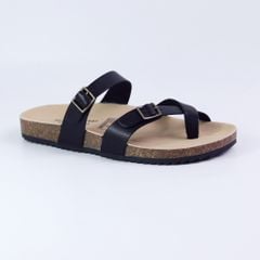 Dép đế trấu birken quai ngang xỏ ngón HISHOO S098