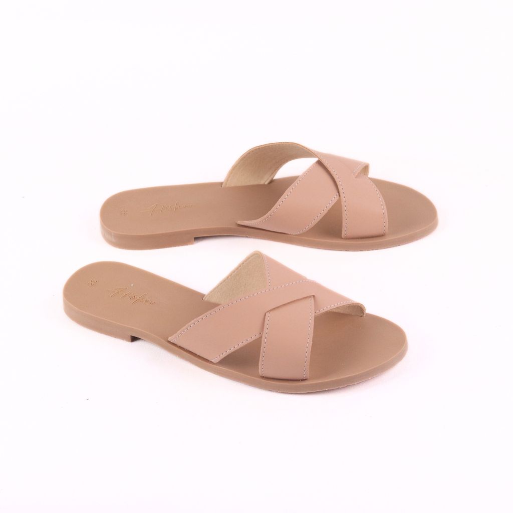 Dép Lê Nữ Đế Bệt Quai Chéo HISHOO S058