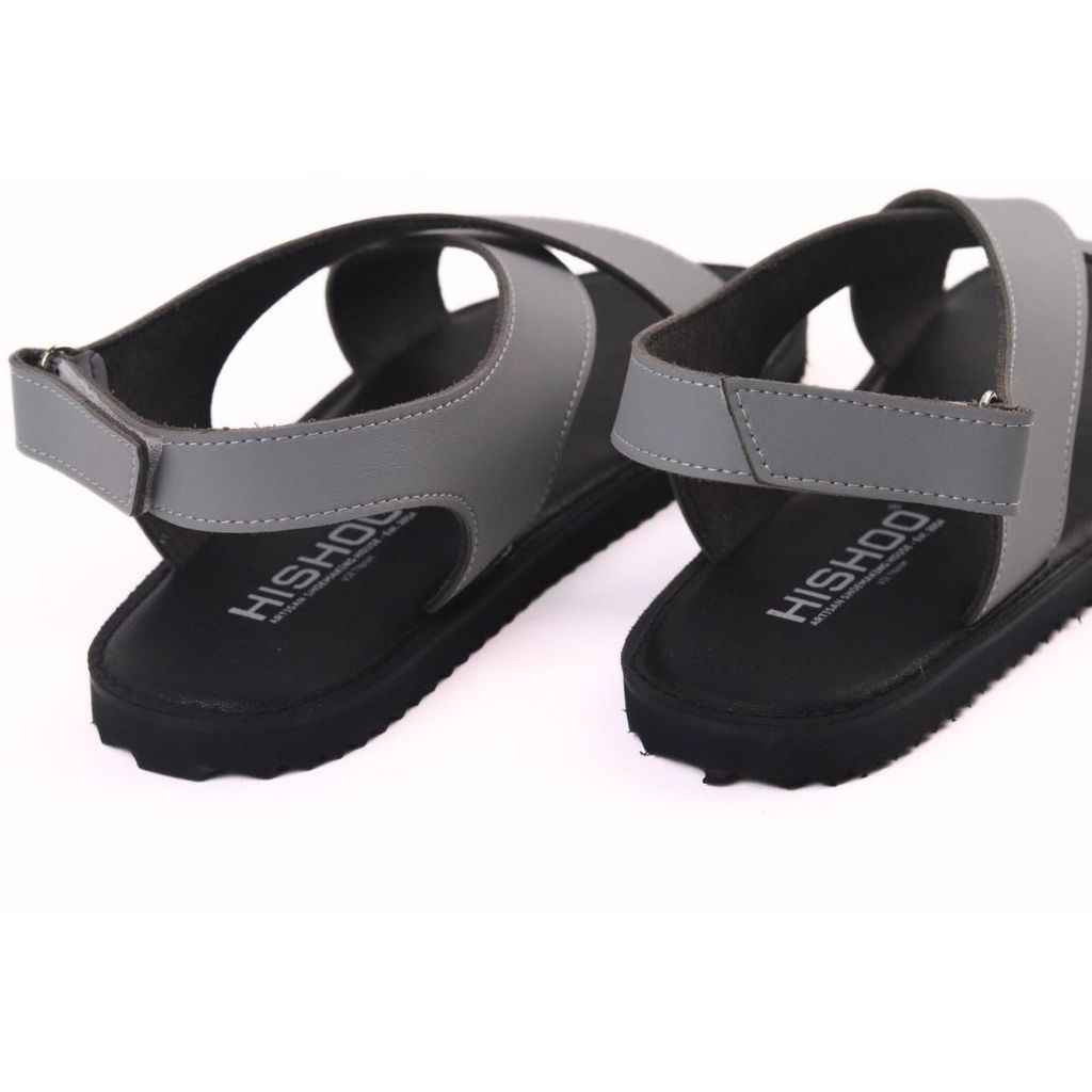 Dép Sandal Daily Trek Sandal (Sandal đi bộ đường dài) Nam quai chéo lót da premium Felix HISHOO P002