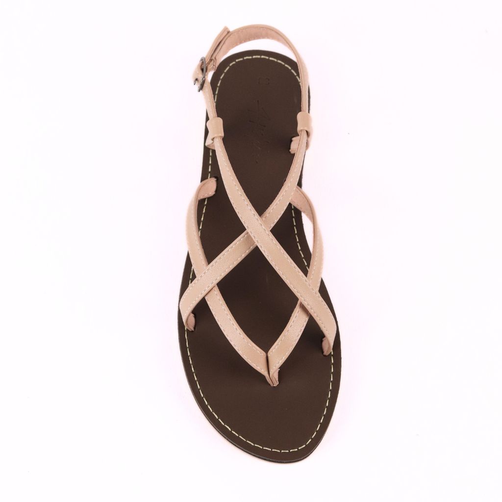 Giày Sandal Nữ Quai Ngang Có Bigsize Hishoo S023