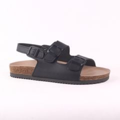 Dép đế trấu sandal birken quai ngang 2 khoá premium HISHOO B102