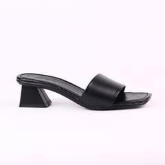 Giày Cao Gót 5cm Đế Vuông Quai Ngang Hishoo S039