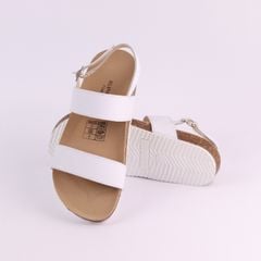 Dép đế trấu Sandal birken quai ngang da bò HISHOO M050