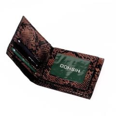 Ví Da Ngang Nam Nữ Đựng Thẻ [DA RẮN] Alpha Da Bò Phụ Kiện Hishoo V005