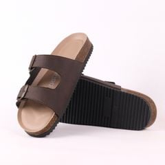 Dép đế trấu birken bé trai bé gái 2 khoá premium HISHOO B093