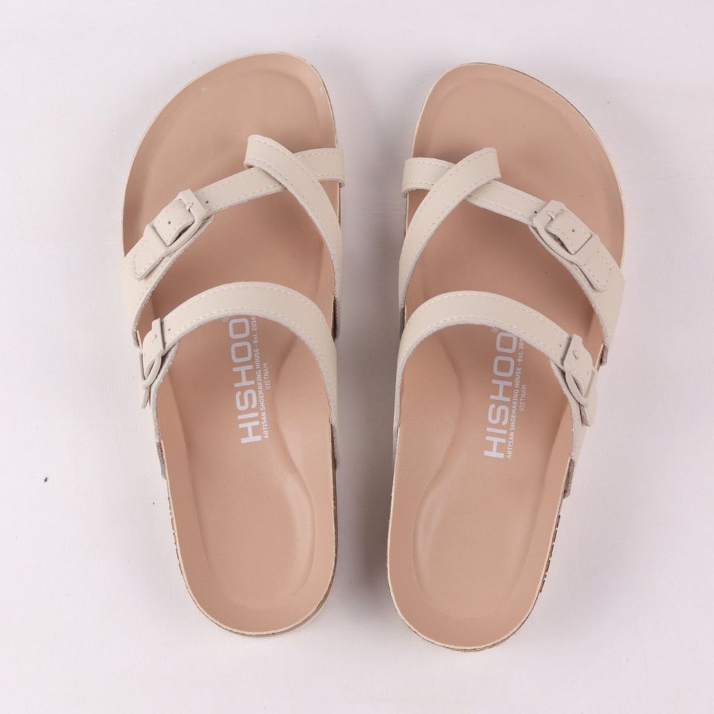 Dép đế trấu birken xỏ ngón premium HISHOO B098