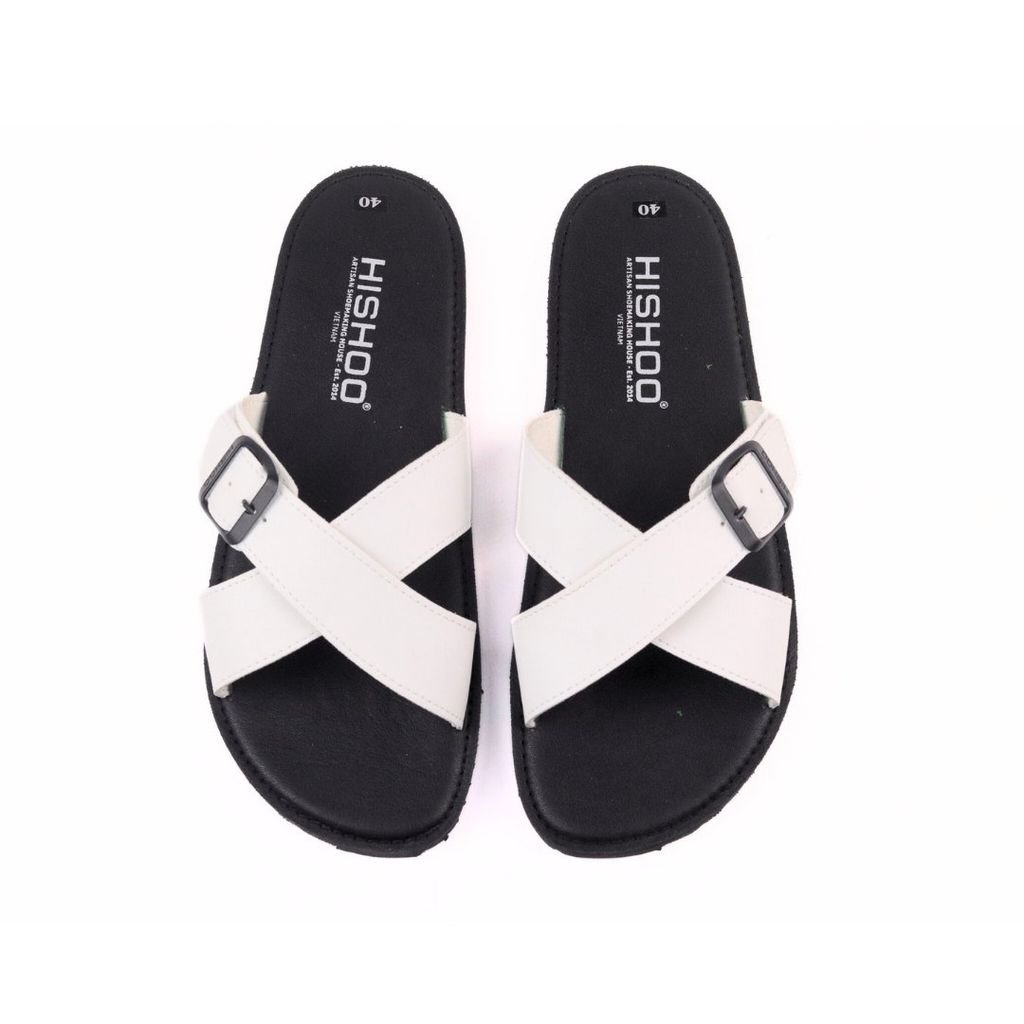 Dép lê bệt Daily Trek Sandal (Sandal đi bộ đường dài) Nam quai ngang chéo có khóa lót da premium Felix HISHOO P096