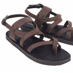 Dép Sandal Daily Trek sandal (sandal đi bộ đường dài) Nam quai chéo lót da premium Felix HISHOO P030