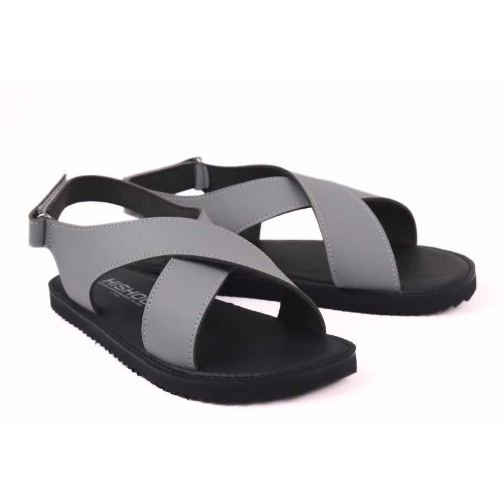 Dép Sandal Daily Trek Sandal (Sandal đi bộ đường dài) Nam quai chéo lót da premium Felix HISHOO P002