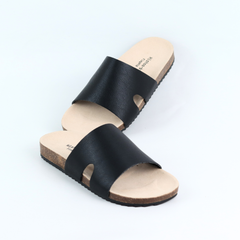 Dép đế trấu birken quai ngang chữ I HISHOO S100