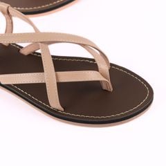 Giày Sandal Nữ Quai Ngang Có Bigsize Hishoo S023