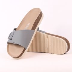 Dép đế trấu birken bé trai bé gái 1 khoá premium HISHOO B113