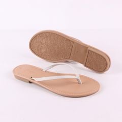 Dép Lê Nữ Xỏ Ngón Đế Bệt Quai Hoạ Tiết Thổ Cẩm HISHOO S070