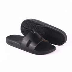 Dép quai ngang Da bò Chữ H HISHOO U114