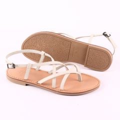 Giày Sandal Nữ Quai hậu Xỏ Ngón Dây Mảnh Hishoo S022