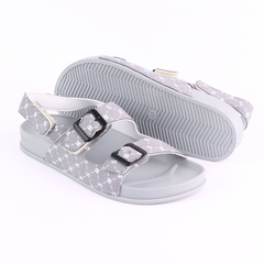 Giày Đi Học Sandal 2 khoá Monogram HISHOO D132