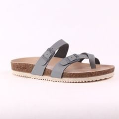 Dép đế trấu birken bé trai bé gái  xỏ ngón premium HISHOO B098