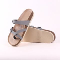 Dép đế trấu birken bé trai bé gái  xỏ ngón premium HISHOO B098
