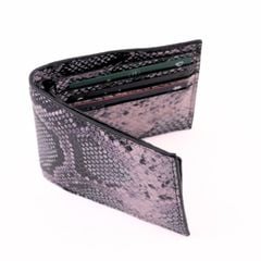 Ví Da Ngang Nam Nữ Đựng Thẻ [DA RẮN] Alpha Da Bò Phụ Kiện Hishoo V005