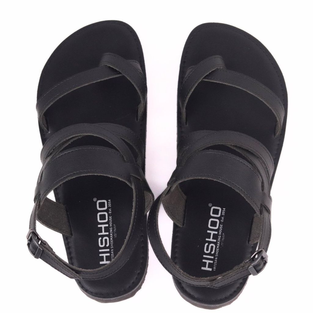 Dép Sandal Daily Trek sandal (sandal đi bộ đường dài) Nam quai chéo lót da premium Felix HISHOO P030