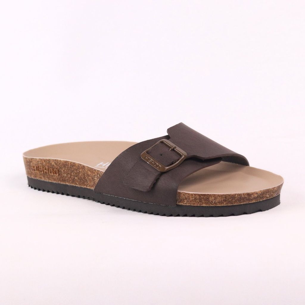 Dép đế trấu birken bé trai bé gái 1 khoá premium HISHOO B113
