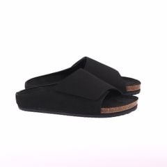 Dép đế trấu birken xé dán Form Công Thái Học quai ngang da lộn HISHOO R108