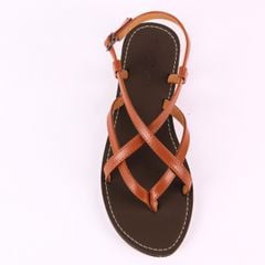 Giày Sandal Nữ Quai Ngang Có Bigsize Hishoo S023