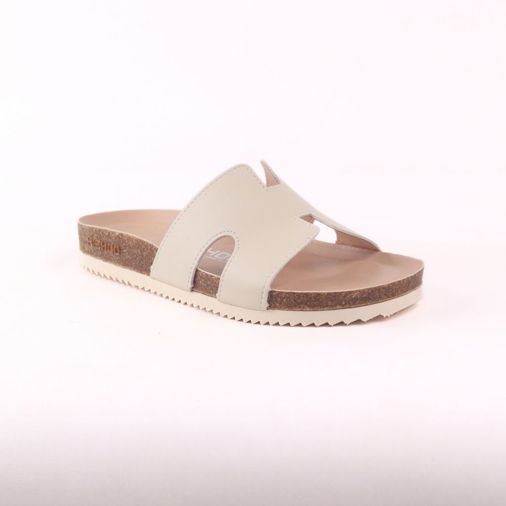 Dép đế trấu birken bé trai bé gái chữ H premium HISHOO B095