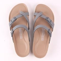 Dép đế trấu birken xỏ ngón premium HISHOO B098