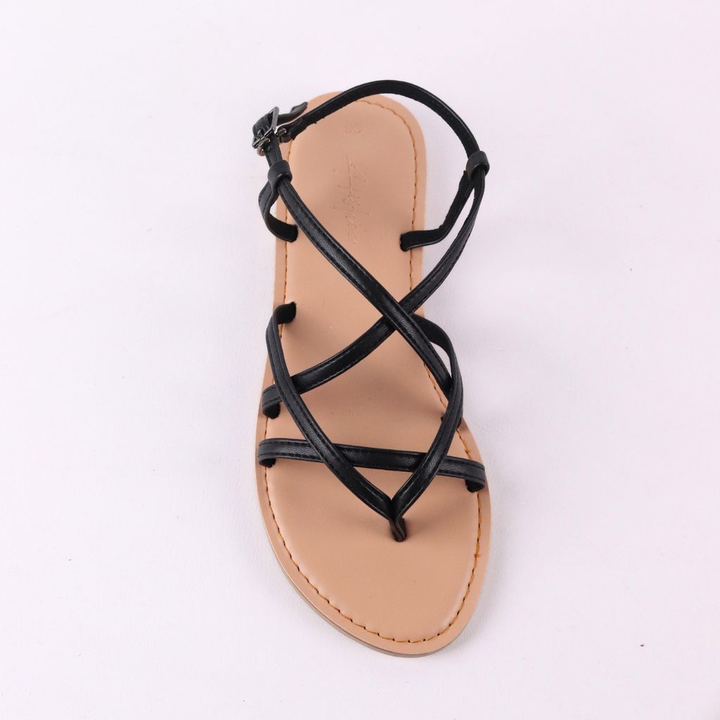Giày Sandal Nữ Quai hậu Xỏ Ngón Dây Mảnh Hishoo S022
