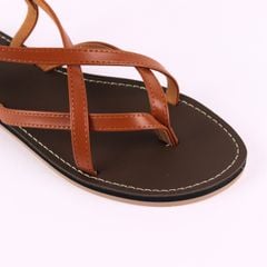 Giày Sandal Nữ Quai Ngang Có Bigsize Hishoo S023