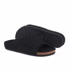 Dép đế trấu birken xé dán Form Công Thái Học quai ngang da lộn HISHOO R108