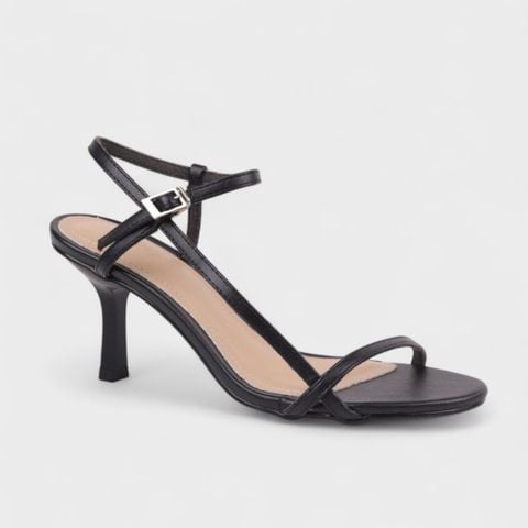 Giày Sandal Nữ Cao Gót 7cm Quai Mảnh Hishoo S009